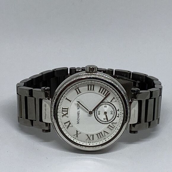 Michael Kors Skylar MK5866 Womens Stainless Steel Analog Dial Quartz Watch JK718 - Picture 7 of 12